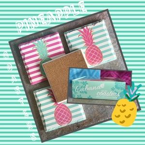 Pineapple Coaster Set
